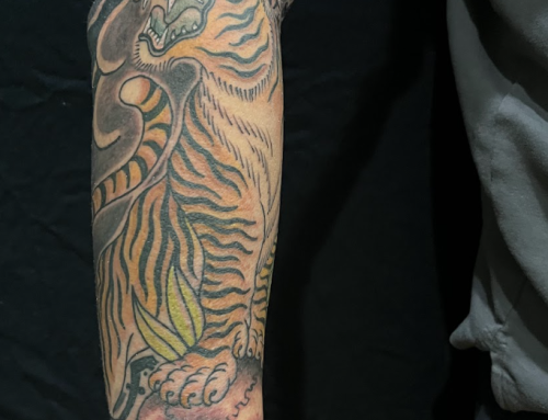 Traditional Japanese Full Color Arm Sleeve Tattoos